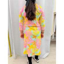 Girls Modest Swim Dress - Tropical Floral, Sizes 4-18-dress-The Little Tichel Lady