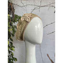 Embellished Hat - Size #2 Neutral Textured Bow-Hat-The Little Tichel Lady
