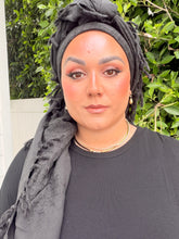 Heritage XL Square Headscarf - Black