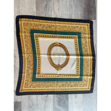 Dior Authentic Designer Headscarf, Gold Frame Print-Designer headscarf-The Little Tichel Lady