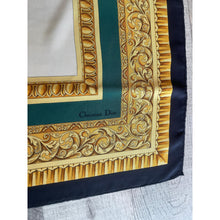 Dior Authentic Designer Headscarf, Gold Frame Print-Designer headscarf-The Little Tichel Lady