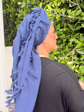 Heritage XL Square Headscarf - Navy
