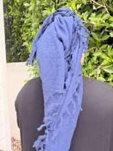 Heritage XL Square Headscarf - Navy