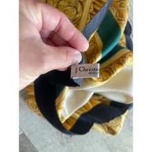 Dior Authentic Designer Headscarf, Gold Frame Print-Designer headscarf-The Little Tichel Lady