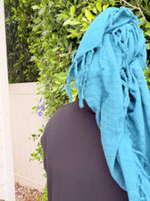 Heritage XL Square Headscarf - Turquoise