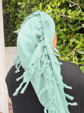 Heritage XL Square Headscarf - Mint