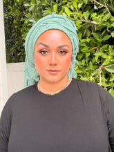 Heritage XL Square Headscarf - Mint