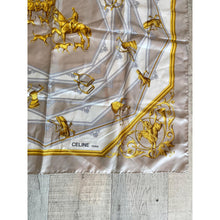 Celine Authentic Designer Headscarf, Equestrian Print-Designer headscarf-The Little Tichel Lady
