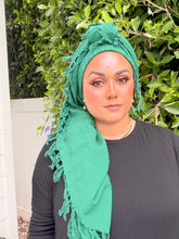 Heritage XL Square Headscarf - Green