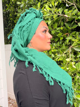 Heritage XL Square Headscarf - Green
