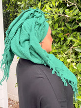 Heritage XL Square Headscarf - Green