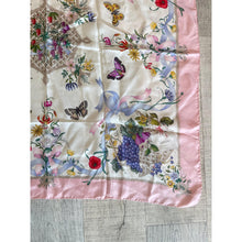 Gucci Authentic Designer Headscarf, Pink Flora Print-Designer headscarf-The Little Tichel Lady