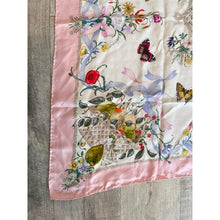 Gucci Authentic Designer Headscarf, Pink Flora Print-Designer headscarf-The Little Tichel Lady