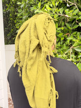 Heritage XL Square Headscarf - Light Olive