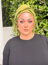 Heritage XL Square Headscarf - Light Olive