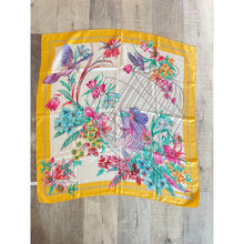 Dior Authentic Designer Headscarf, Yellow Birdcage-Designer headscarf-The Little Tichel Lady