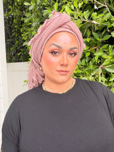 Heritage XL Square Headscarf - Mauve