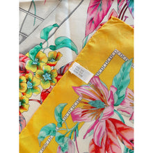 Dior Authentic Designer Headscarf, Yellow Birdcage-Designer headscarf-The Little Tichel Lady