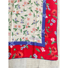 Tiffany & Co. Authentic Designer Headscarf, Floral Print-Designer headscarf-The Little Tichel Lady