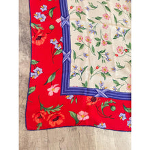 Tiffany & Co. Authentic Designer Headscarf, Floral Print-Designer headscarf-The Little Tichel Lady