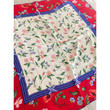 Tiffany & Co. Authentic Designer Headscarf, Floral Print-Designer headscarf-The Little Tichel Lady