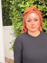 Heritage XL Square Headscarf - Rust
