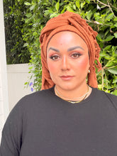 Heritage XL Square Headscarf - Rust