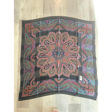 YSL Authentic Designer Headscarf, Black Paisley-Designer headscarf-The Little Tichel Lady