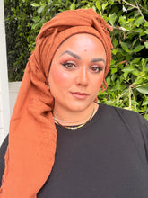 Heritage XL Square Headscarf - Rust