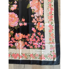 Dior Authentic Designer Headscarf, Black Floral-Designer headscarf-The Little Tichel Lady