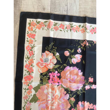 Dior Authentic Designer Headscarf, Black Floral-Designer headscarf-The Little Tichel Lady