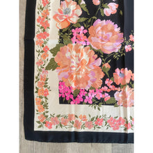 Dior Authentic Designer Headscarf, Black Floral-Designer headscarf-The Little Tichel Lady