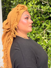 Heritage XL Square Headscarf - Mustard