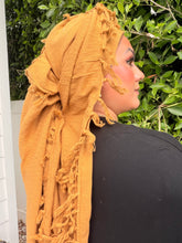 Heritage XL Square Headscarf - Mustard