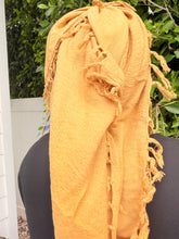 Heritage XL Square Headscarf - Mustard