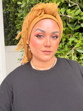 Heritage XL Square Headscarf - Mustard