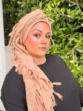 Heritage XL Square Headscarf - Biscuit