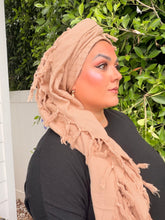 Heritage XL Square Headscarf - Biscuit