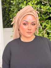 Heritage XL Square Headscarf - Biscuit