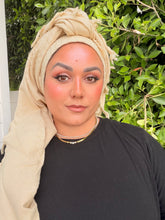 Heritage XL Square Headscarf - Buttercream
