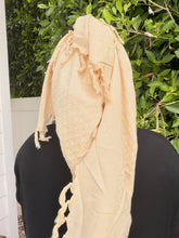 Heritage XL Square Headscarf - Buttercream