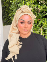 Heritage XL Square Headscarf - Buttercream