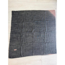 Ombre Cotton Square - Peach-Neutral/Black-Squares-The Little Tichel Lady