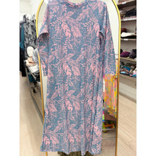 Ladies Modest Swim Dress - Blue/Pink, S-XL-dress-The Little Tichel Lady