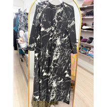 Ladies Modest Swim Dress - Black Marble, S-XL-dress-The Little Tichel Lady