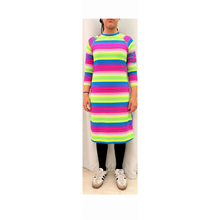 Girls Modest Swim Dress - Fun Stripes, Sizes 3-18-dress-The Little Tichel Lady