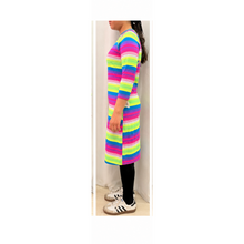 Girls Modest Swim Dress - Fun Stripes, Sizes 3-18-dress-The Little Tichel Lady
