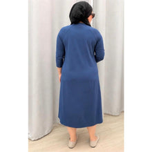 Ladies Modest Swim Dress - Navy, 2-3X-dress-The Little Tichel Lady
