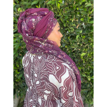 Exquisite Oversized Luxe Square - Wine-Squares-The Little Tichel Lady