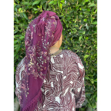 Exquisite Oversized Luxe Square - Wine-Squares-The Little Tichel Lady